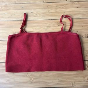Red Seek Crop Top from LF